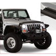 Load image into Gallery viewer, Bushwacker 07-18 Jeep Wrangler Trail Armor Rocker Panel and Sill Plate Cover - Black - Main Product View