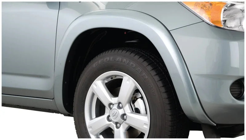 Bushwacker 09-11 Toyota RAV4 OE Style Flares 4pc Base Only - Black - Back View