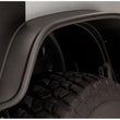 Load image into Gallery viewer, Bushwacker 07-18 Jeep Wrangler Flat Style Flares 4pc Fits 2-Door Sport Utility Only - Black - Side View