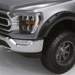 Load image into Gallery viewer, Bushwacker 11-16 Ford F-250 / F-350 Super Duty (Excl. Dually) Forge Style Flares 4pc - Black - Back View