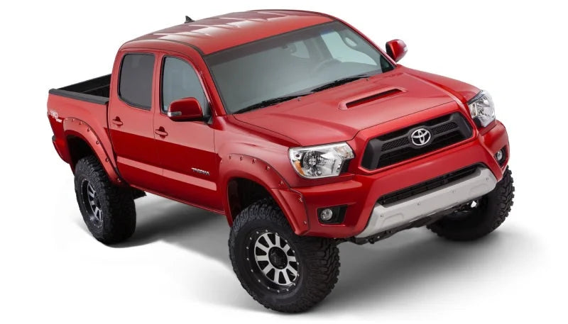 Bushwacker 12-15 Toyota Tacoma Fleetside Pocket Style Flares 4pc 73.5in Bed - Black - Additional View 6
