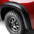 Load image into Gallery viewer, Bushwacker 14-15 Chevrolet Silverado 1500 (6ft &amp; 8ft Beds) Forge Style Flares 4pc - Black - Back View