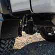 Load image into Gallery viewer, Bushwacker 14-18 Chevrolet Silverado 1500 Trail Armor Rear Mud Flaps (Fits Pocket Style Flares) - Back View