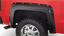 Load image into Gallery viewer, Bushwacker 14-18 Chevy Silverado 1500 Fleetside Pocket Style Flares 4pc - Black - Side View
