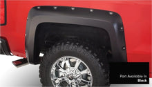Load image into Gallery viewer, Bushwacker 16-18 Chevy Silverado 1500 Fleetside Pocket Style Flares 4pc 78.8/97.8in Bed - Black - Detail View