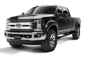 Bushwacker 17-18 Ford F-250 Super Duty Extend-A-Fender Style Flares 4pc - Black - Main Product View