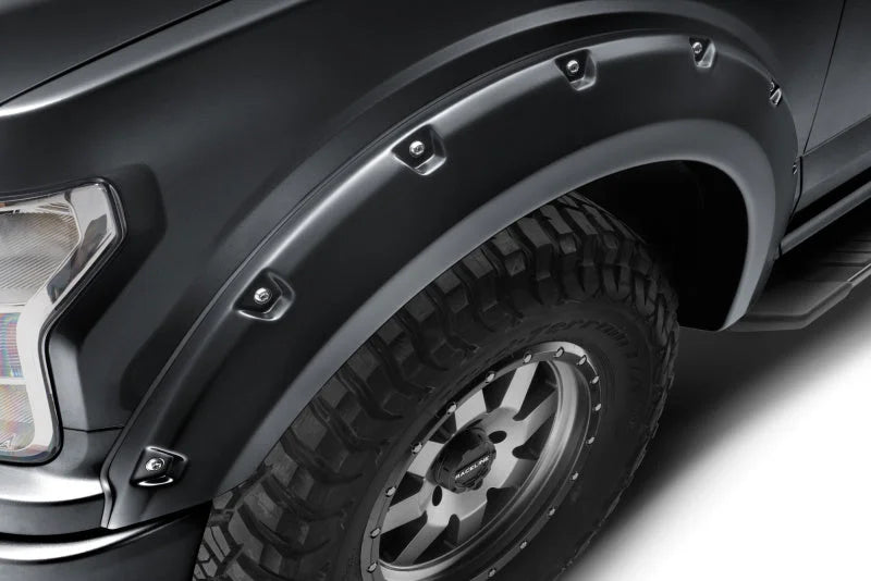 Bushwacker 18-19 Ford F-150 Pocket Style Flares 4 pc - Shadow Black - Additional View 5