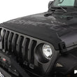 Load image into Gallery viewer, Bushwacker 18-19 Jeep Wrangler Rubicon/Sport//Unlimited/Sport S Hood Stone Guard- Black - Main Product View
