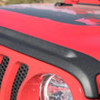 Load image into Gallery viewer, Bushwacker 18-19 Jeep Wrangler Rubicon/Sport//Unlimited/Sport S Hood Stone Guard- Black - Side View