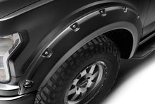 Load image into Gallery viewer, Bushwacker 18-20 Ford F-150 (Excl Models w/Tech Pkg) Pocket Style Flares 4pc - Agate Black Met - Installation View