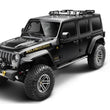 Load image into Gallery viewer, Bushwacker 18-21 Jeep Wrangler JL (2-Door &amp; 4-Door) Flat Style Flares 4pc - Black - Main Product View
