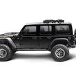 Load image into Gallery viewer, Bushwacker 18-21 Jeep Wrangler JL (2-Door &amp; 4-Door) Flat Style Flares 4pc - Black - Back View