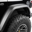 Load image into Gallery viewer, Bushwacker 18-21 Jeep Wrangler JL (2-Door &amp; 4-Door) Flat Style Flares 4pc - Black - Additional View 7