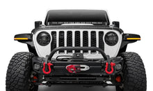 Load image into Gallery viewer, Bushwacker 18-22 Jeep Wrangler 2/4dr / 20-22 Jeep Gladiator Trail Armor Hood Armor (3pc) - Tex. Blk - Side View