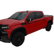 Load image into Gallery viewer, Bushwacker 19-21 Chevrolet Silverado 1500 OE-Style 4PC Fender Flares Black Smooth - Back View
