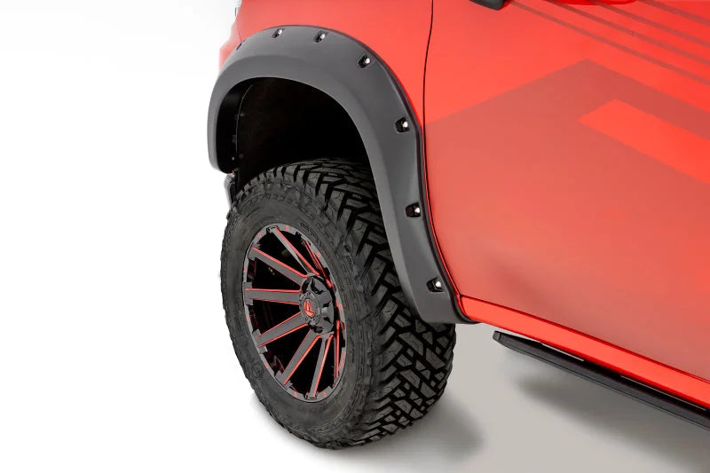 Bushwacker 19-21 Chevrolet Silverado 1500 Pocket Style Flares 4pc - Black - Additional View 6