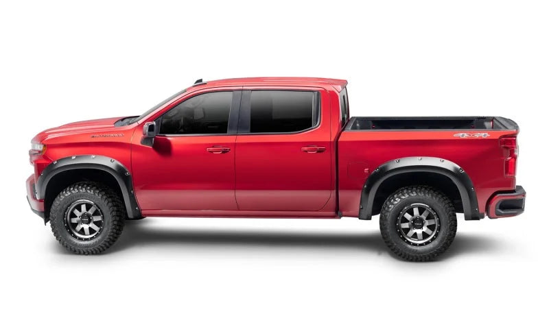 Bushwacker 19-21 Chevrolet Silverado 1500 Pocket Style Flares 4pc - Black - Additional View 7