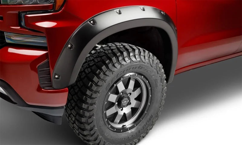 Bushwacker 19-21 Chevrolet Silverado 1500 Pocket Style Flares 4pc - Black - Additional View 8