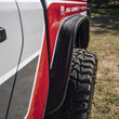 Load image into Gallery viewer, Bushwacker 20-24 Jeep Gladiator Flat Style Flares Rear 2pc - Black - Main Product View