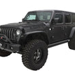 Load image into Gallery viewer, Bushwacker 2018+ Jeep Wrangler (JL) Unlimited Flat Style Flares 4pc - Black - Main Product View