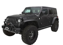 Load image into Gallery viewer, Bushwacker 2018+ Jeep Wrangler (JL) Unlimited Flat Style Flares 4pc - Black - Side View