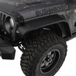 Load image into Gallery viewer, Bushwacker 2018+ Jeep Wrangler (JL) Unlimited Flat Style Flares 4pc - Black - Installation View