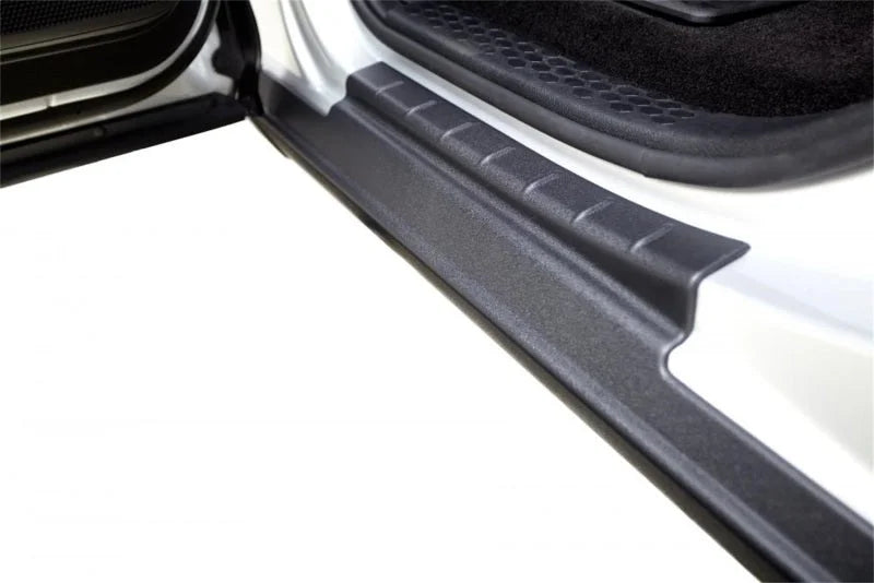Bushwacker 2018 Jeep Wrangler Unlimited 4-Door Trail Armor Rocker Panel and Sill Plate Cover - Black - Side View