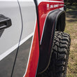 Load image into Gallery viewer, Bushwacker 2020 Jeep Gladiator Launch Edition Flat Style Flares 4pc - Black - Side View