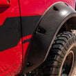 Load image into Gallery viewer, Bushwacker 2021+ Ford Bronco 4-Door Pocket Style Flares 4pc - Black - Back View