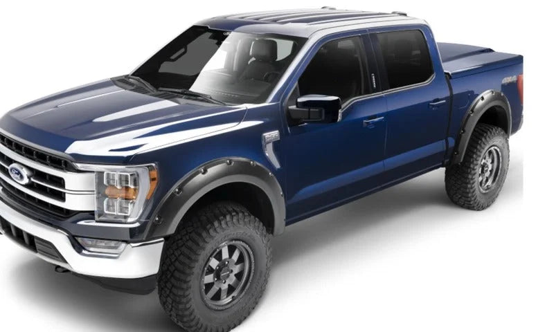 Bushwacker 2021 Ford F-150 (Excl. Lightning) Pocket Style Flares 4pc - Black - Main Product View