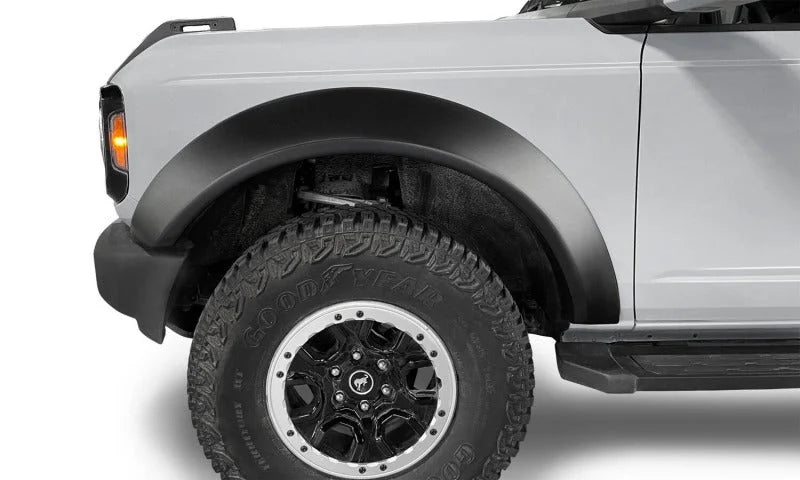 Bushwacker 21-22 Ford Bronco (2 Door) Extend-A-Fender Style Fender Flares - 4pc Smooth - Side View