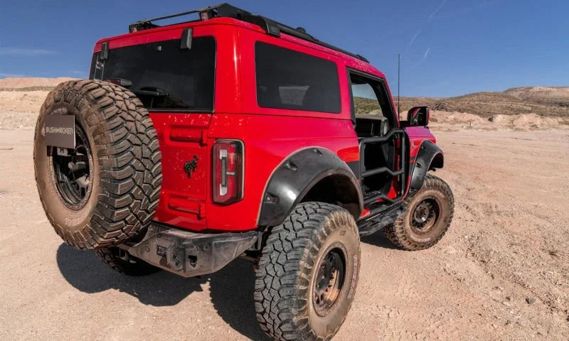 Bushwacker 21-22 Ford Bronco (2 Door) Pocket Style Fender Flares - 4pc Smooth - Main Product View