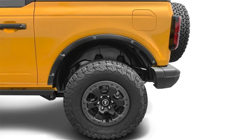 Bushwacker 21-22 Ford Bronco Trail Armor Fender Delete Kit - Side View