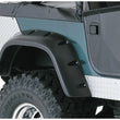 Load image into Gallery viewer, Bushwacker 59-83 Jeep CJ5 Cutout Style Flares 4pc - Black - Side View