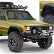 Load image into Gallery viewer, Bushwacker 84-01 Jeep Cherokee Flat Style Flares 4pc - Black - Main Product View