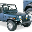 Load image into Gallery viewer, Bushwacker 87-95 Jeep Wrangler Cutout Style Flares 4pc Cutting Optional Not Renegade - Black - Main Product View