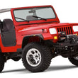 Load image into Gallery viewer, Bushwacker 87-95 Jeep Wrangler Flat Style Flares 4pc Excludes Renegade - Black - Additional View 5