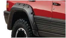Load image into Gallery viewer, Bushwacker 93-98 Jeep Grand Cherokee Cutout Style Flares 4pc - Black - Back View