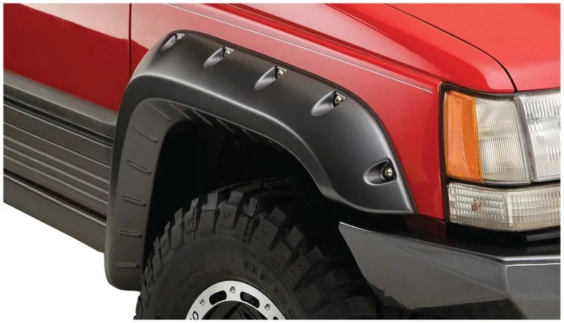 Bushwacker 93-98 Jeep Grand Cherokee Cutout Style Flares 4pc - Black - Additional View 5