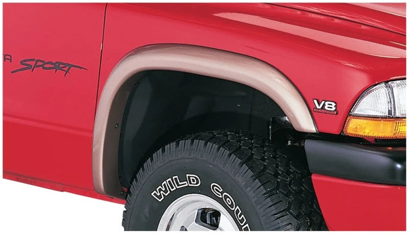 Bushwacker 97-04 Dodge Dakota Fleetside Extend-A-Fender Style Flares 4pc - Black - Additional View 7