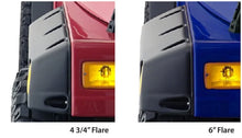 Load image into Gallery viewer, Bushwacker 97-06 Jeep TJ Max Pocket Style Flares 4pc - Black - Side View
