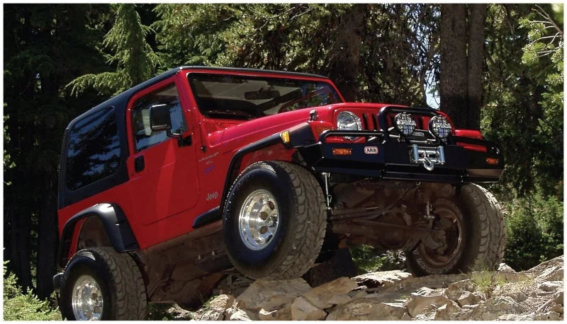 Bushwacker 97-06 Jeep TJ Max Pocket Style Flares 4pc - Black - Additional View 5