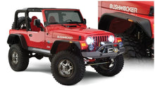 Load image into Gallery viewer, Bushwacker 97-06 Jeep Wrangler Flat Style Flares 4pc - Black - Main Product View