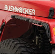 Load image into Gallery viewer, Bushwacker 97-06 Jeep Wrangler Flat Style Flares 4pc - Black - Side View
