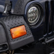 Load image into Gallery viewer, Bushwacker 97-06 Jeep Wrangler Trail Armor Front Corners - Black - Installation View