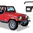 Load image into Gallery viewer, Bushwacker 97-06 Jeep Wrangler Trail Armor Hood Stone Guard and 2 Front Corners - Black - Main Product View