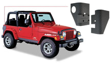 Load image into Gallery viewer, Bushwacker 97-06 Jeep Wrangler Trail Armor Rear Corners - Black - Main Product View
