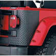 Load image into Gallery viewer, Bushwacker 97-06 Jeep Wrangler Trail Armor Rear Corners - Black - Side View