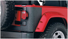Load image into Gallery viewer, Bushwacker 97-06 Jeep Wrangler Trail Armor Rear Corners - Black - Side View