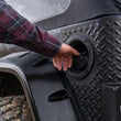 Load image into Gallery viewer, Bushwacker 97-06 Jeep Wrangler Trail Armor Rear Corners - Black - Installation View